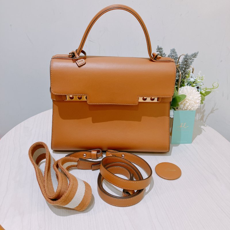 TK1946 Delvaux 德爾沃兩用包包 Tempete MM Shoulder Bag Calfskin-27