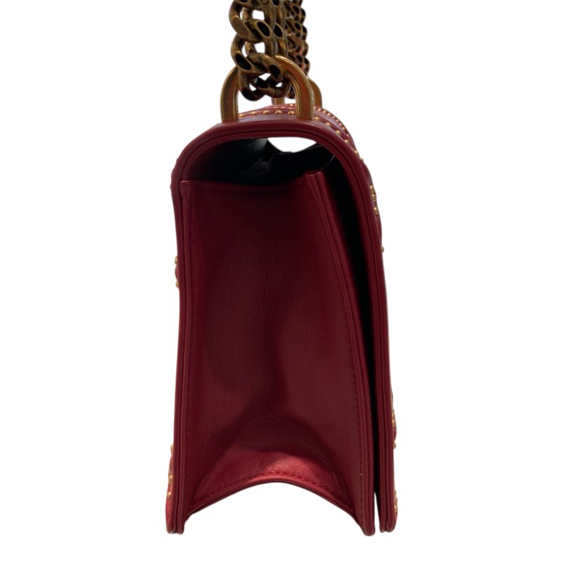 DIOR DIORAMA FLAP BAG 鍊條斜背包 紅色-5