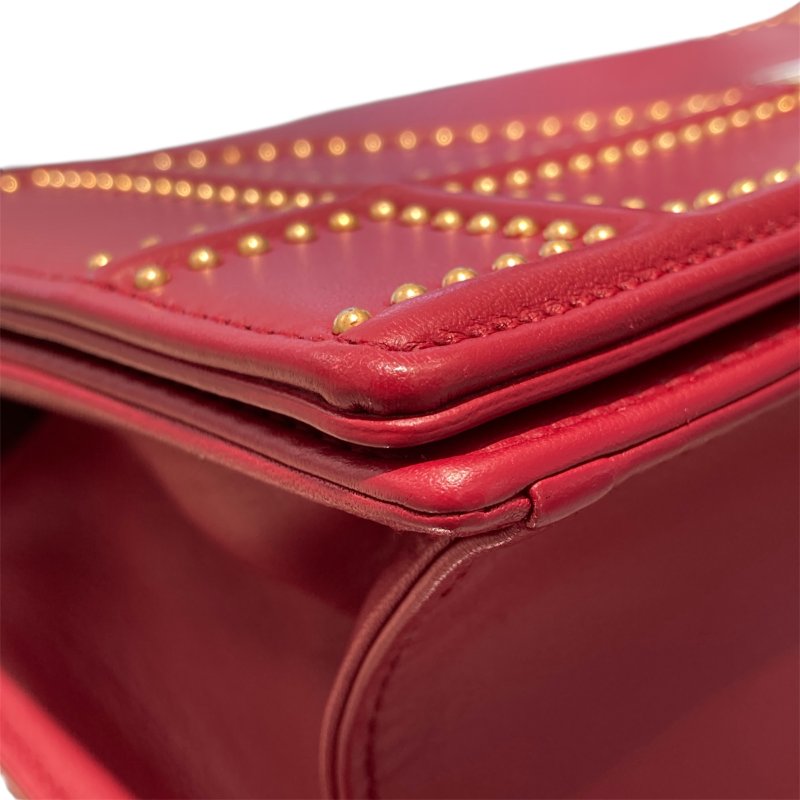 DIOR DIORAMA FLAP BAG 鍊條斜背包 紅色-7