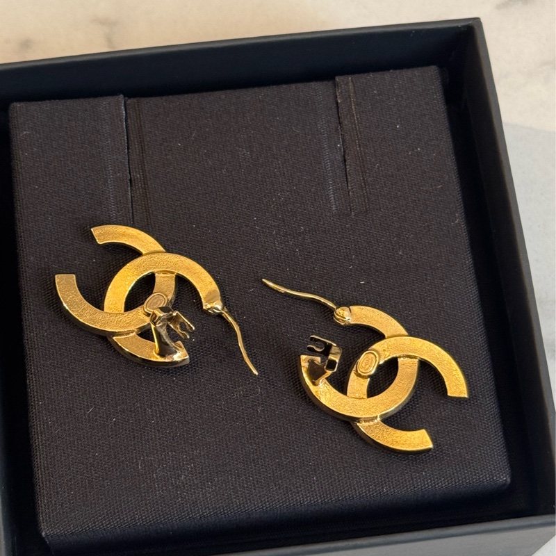 Chanel雙C方鑽耳環 ❤️‍🔥-5