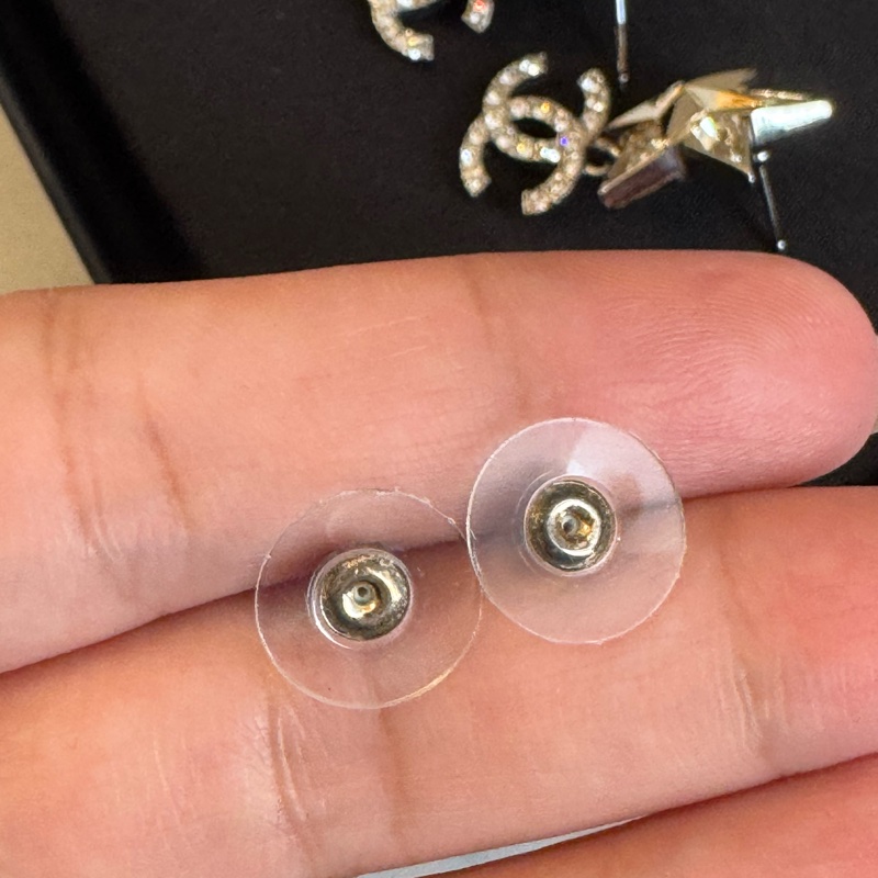 Chanel ABA970金星星銀鑽雙C耳環  超美❤️‍🔥-10