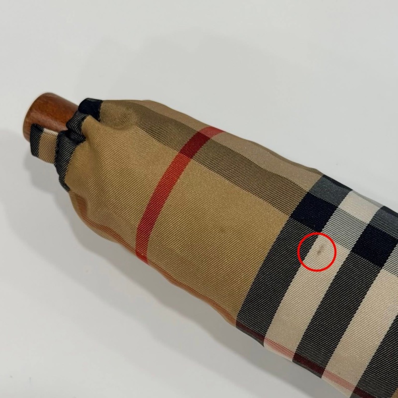 BURBERRY 經典格紋雨晴兩用傘 (比一般的折疊傘大)-3