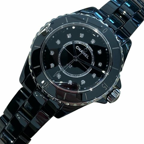 CHANEL 香奈兒 J12 H5701 黑陶瓷 石英錶