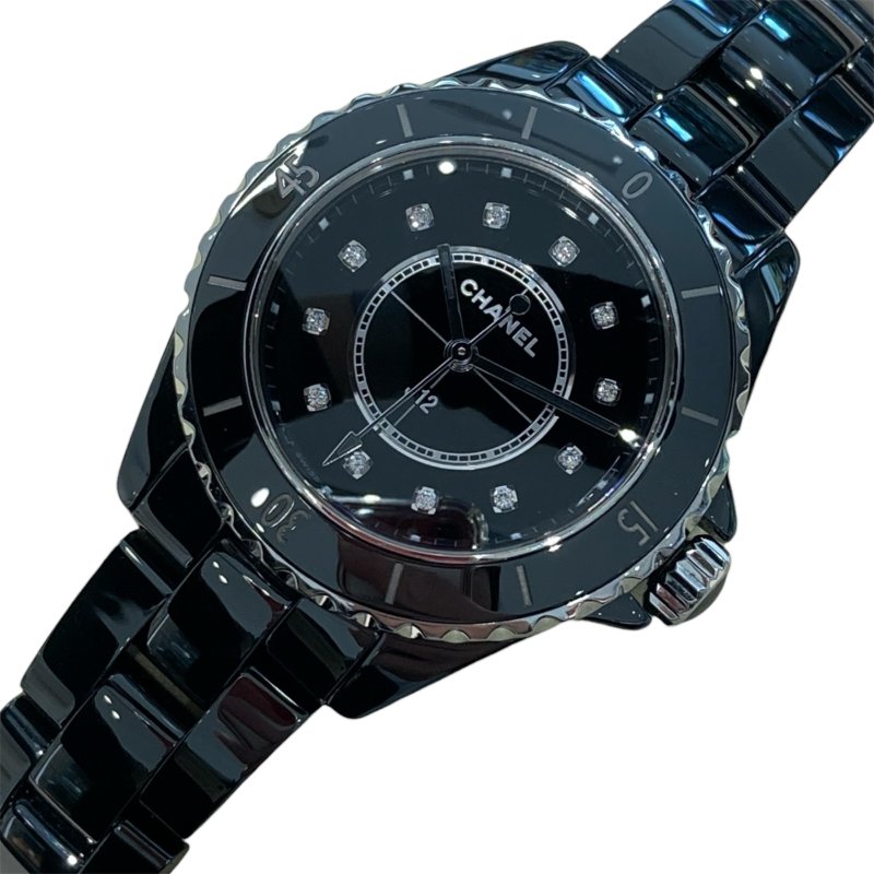 CHANEL 香奈兒 J12 H5701 黑陶瓷 石英錶-0
