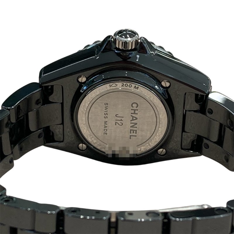 CHANEL 香奈兒 J12 H5701 黑陶瓷 石英錶-4