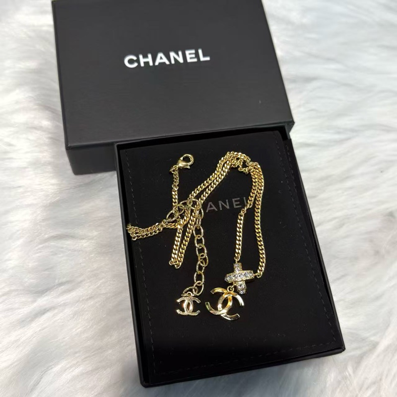 Chanel帶鑽 logo項鍊 情人節最後衝刺❤️‍🔥‼️-4