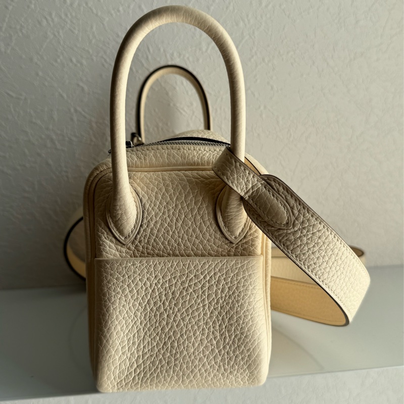 Hermes奶昔白銀釦mini lindy 超仙氣❤️🔥-2