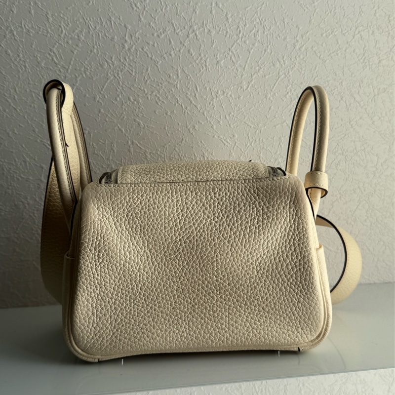 Hermes奶昔白銀釦mini lindy 超仙氣❤️🔥-3