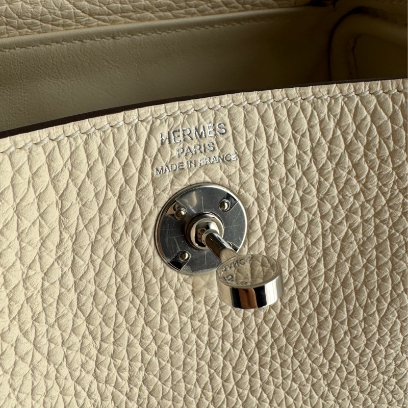 Hermes奶昔白銀釦mini lindy 超仙氣❤️🔥-20