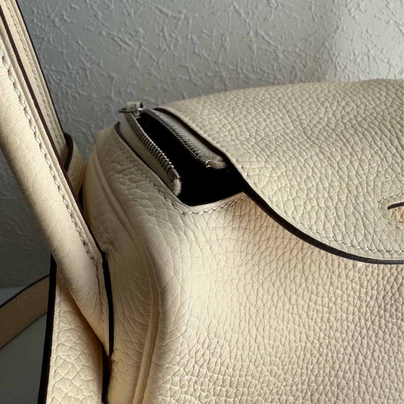 Hermes奶昔白銀釦mini lindy 超仙氣❤️🔥-30