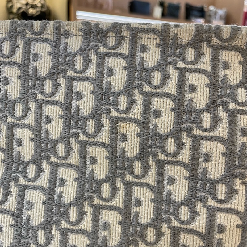 Dior迪奥 灰色老花托特包中号-7