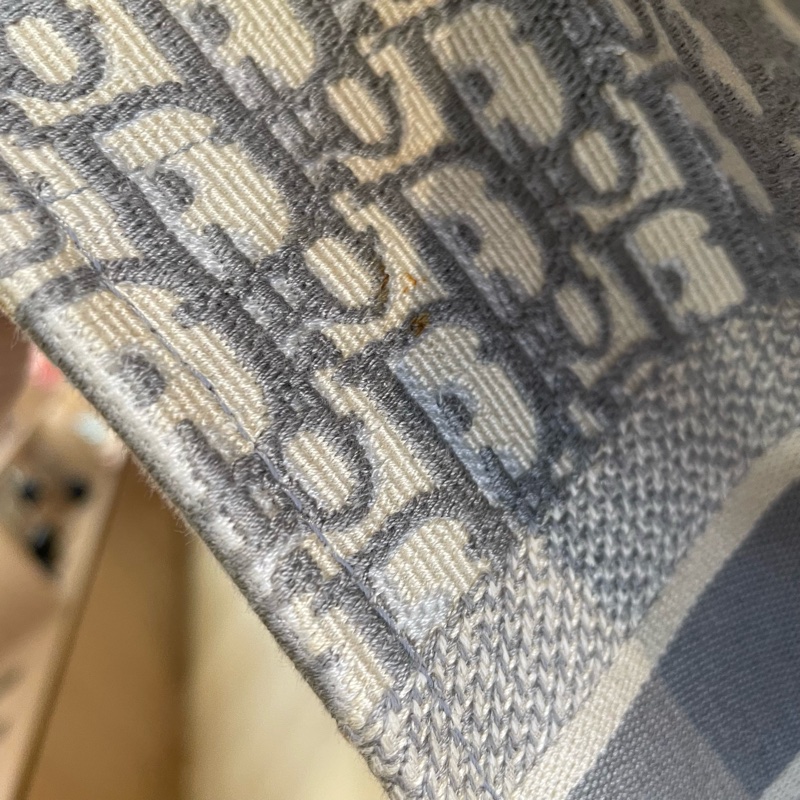 Dior迪奥 灰色老花托特包中号-17