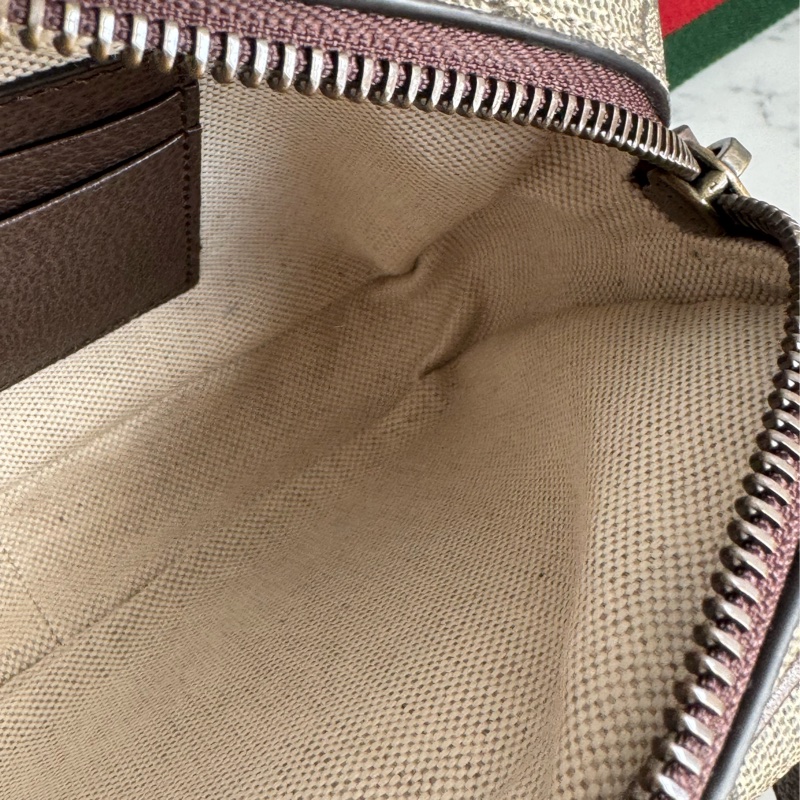 Gucci咖pvc前口袋相機包 超讚❤️中性款-21