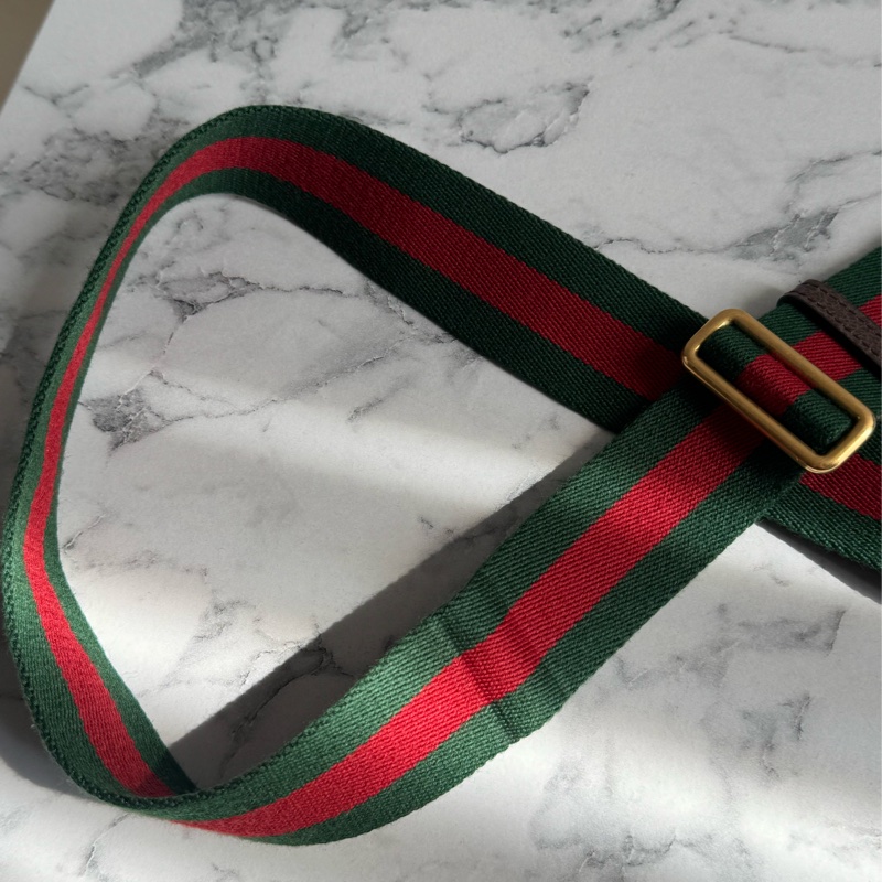 Gucci咖pvc前口袋相機包 超讚❤️中性款-30