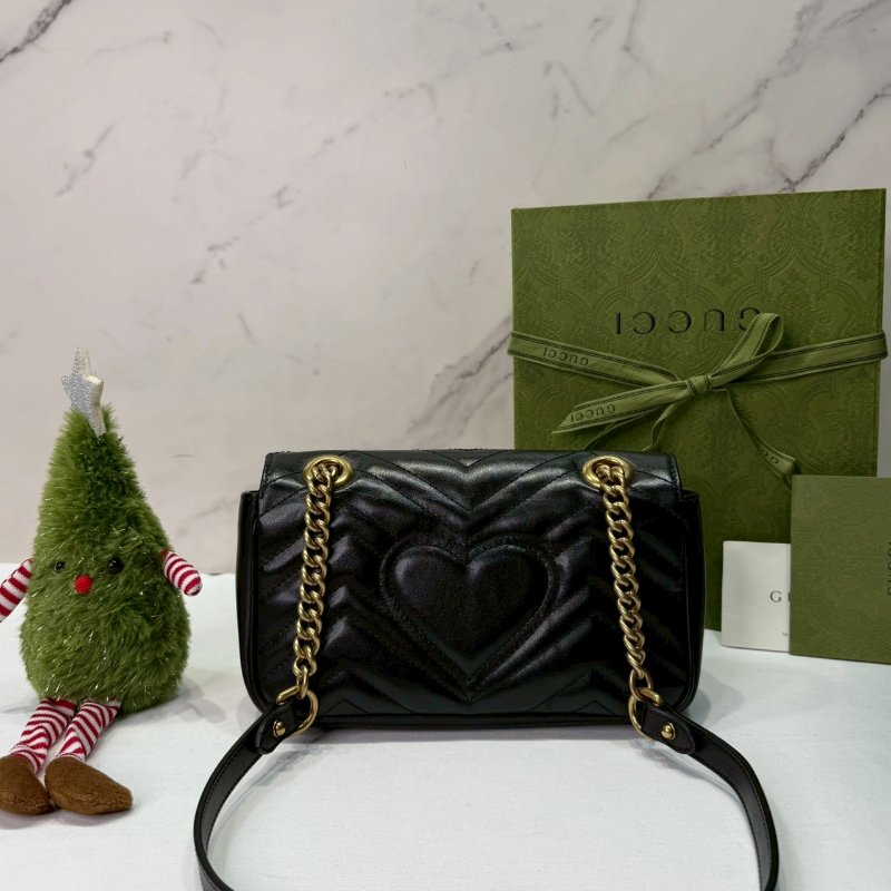 GUCCI GG Marmont小型絎縫肩揹包-1