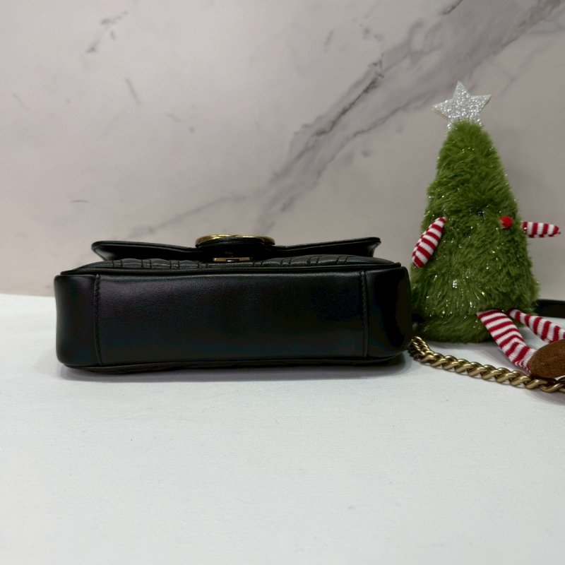 GUCCI GG Marmont小型絎縫肩揹包-7