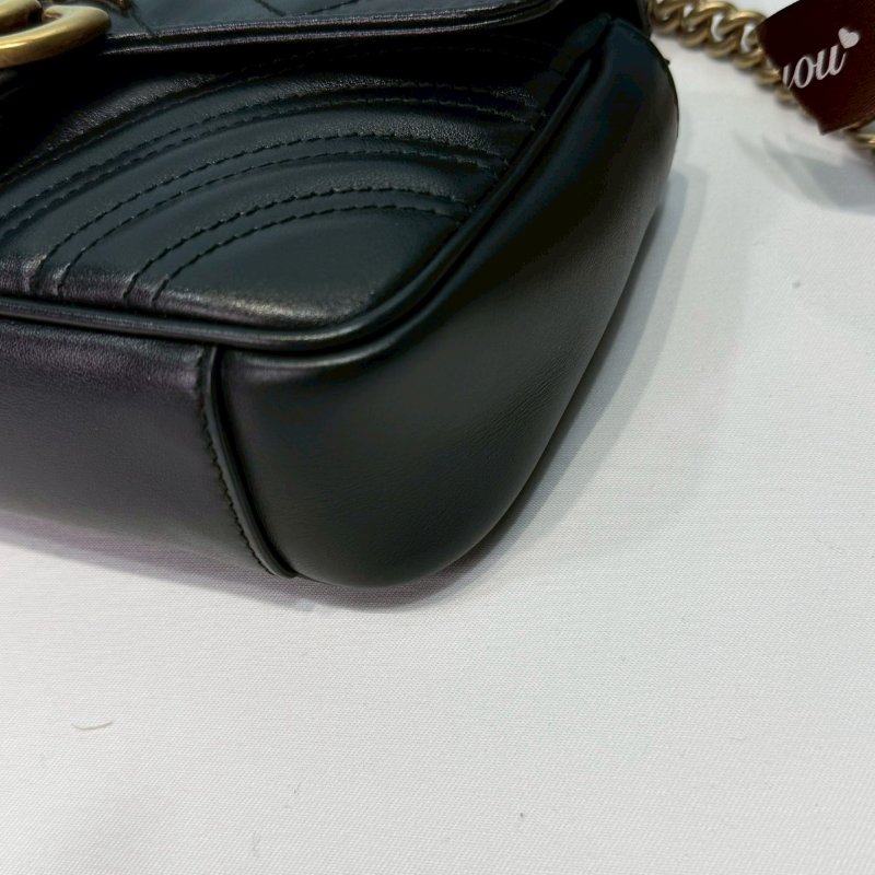 GUCCI GG Marmont小型絎縫肩揹包-8