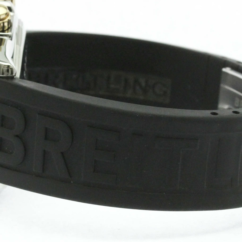 百年靈 Chronomat Evolution 18K 金鋼男錶 B13356 拋光-2