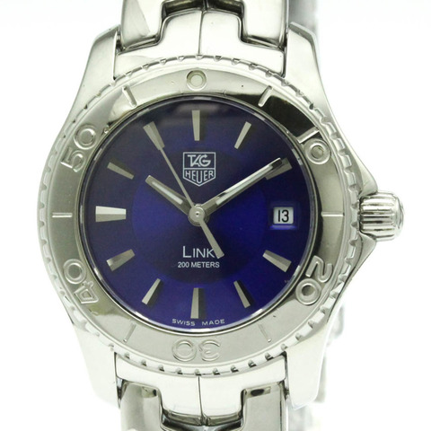 TAG HEUER 豪雅 Link 系列珍珠母貝錶盤精鋼石英女錶 WJ1312 拋光款