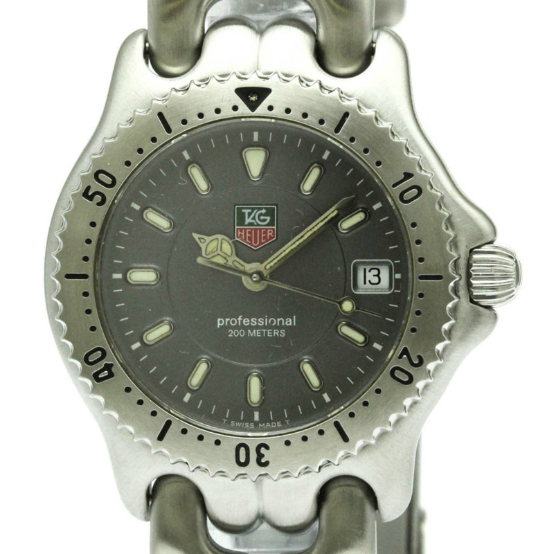 TAG HEUER Sel Professional 200米石英中型腕錶 WG1213 拋光-0