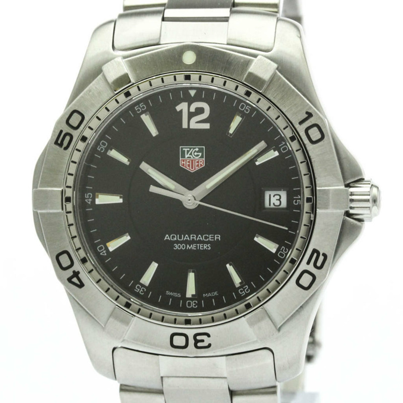 TAG HEUER 豪雅競潛系列不鏽鋼石英男錶 WAF1110 拋光-0