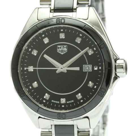 TAG HEUER 豪雅一級方程式鑽石精鋼石英女錶 WBJ141AB 拋光