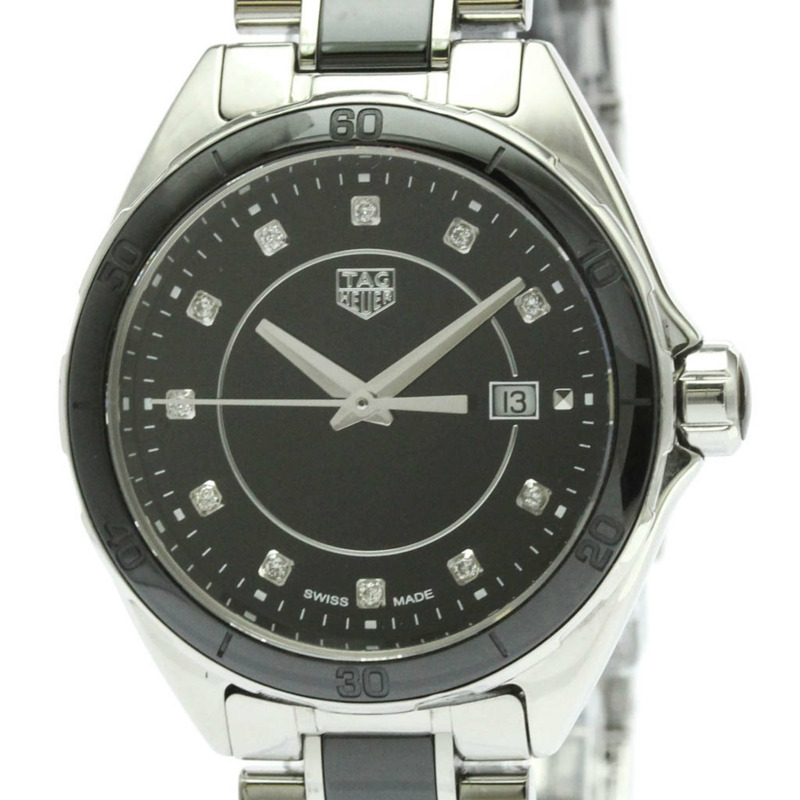 TAG HEUER 豪雅一級方程式鑽石精鋼石英女錶 WBJ141AB 拋光-0