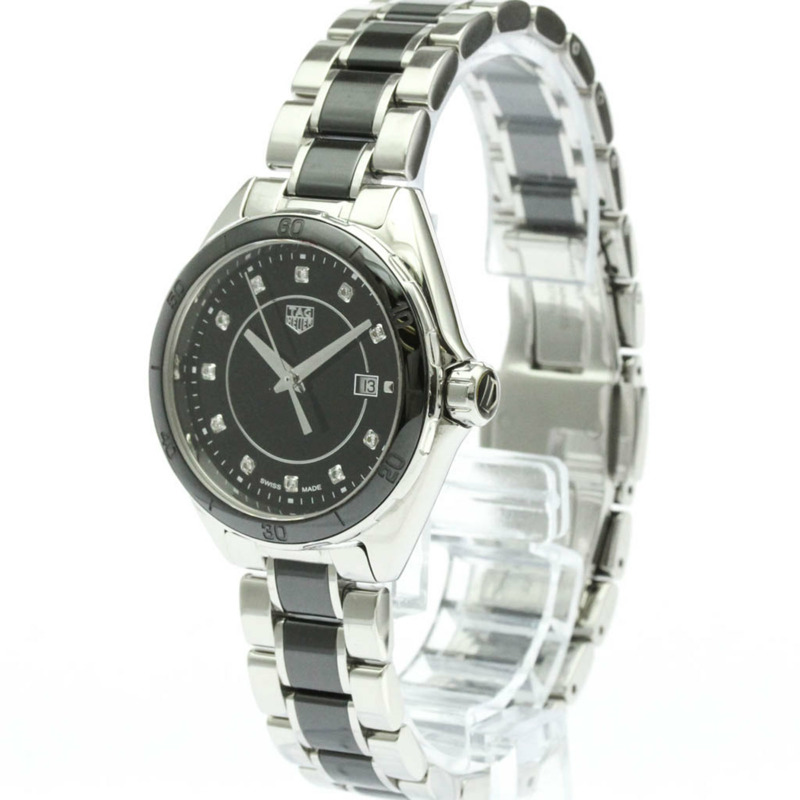 TAG HEUER 豪雅一級方程式鑽石精鋼石英女錶 WBJ141AB 拋光-1