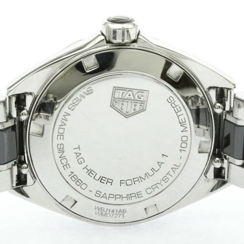TAG HEUER 豪雅一級方程式鑽石精鋼石英女錶 WBJ141AB 拋光-6