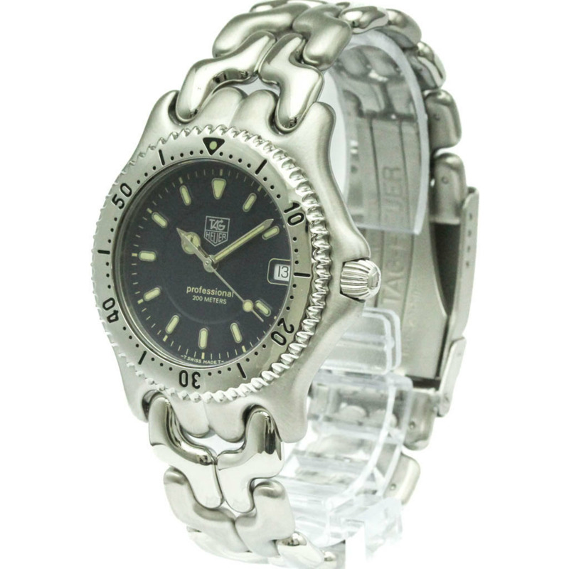TAG HEUER Sel Professional 200米精鋼石英男錶 WG1117 拋光款-1