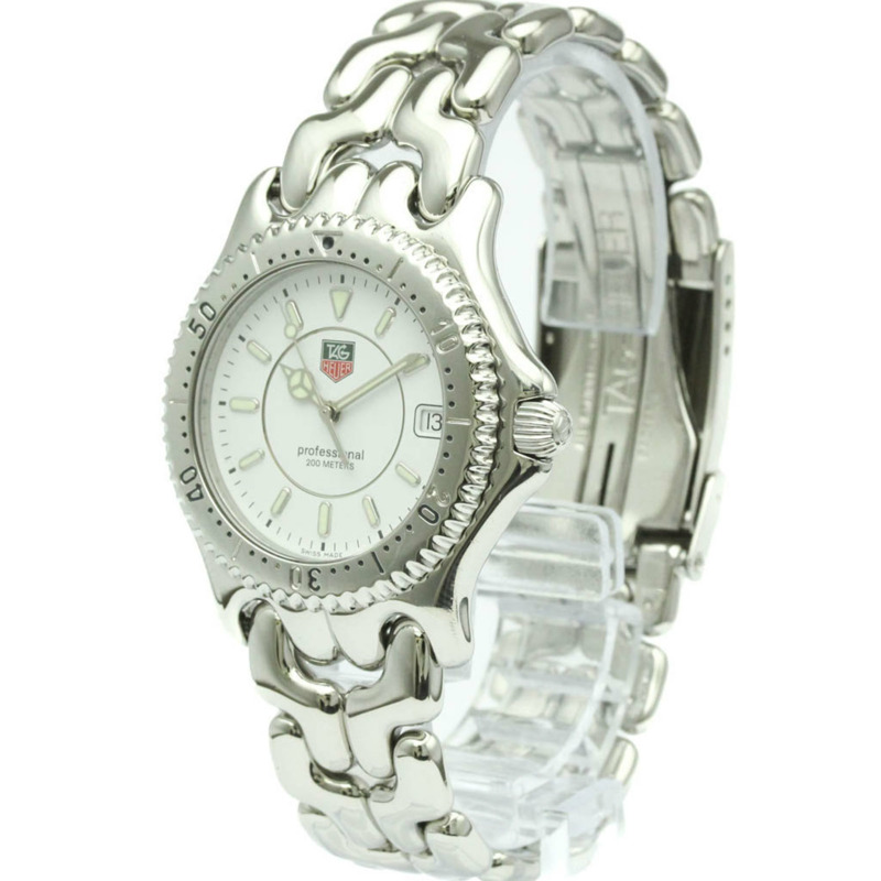 TAG HEUER Sel Professional 200米精鋼石英男錶 WG1110 拋光款-1