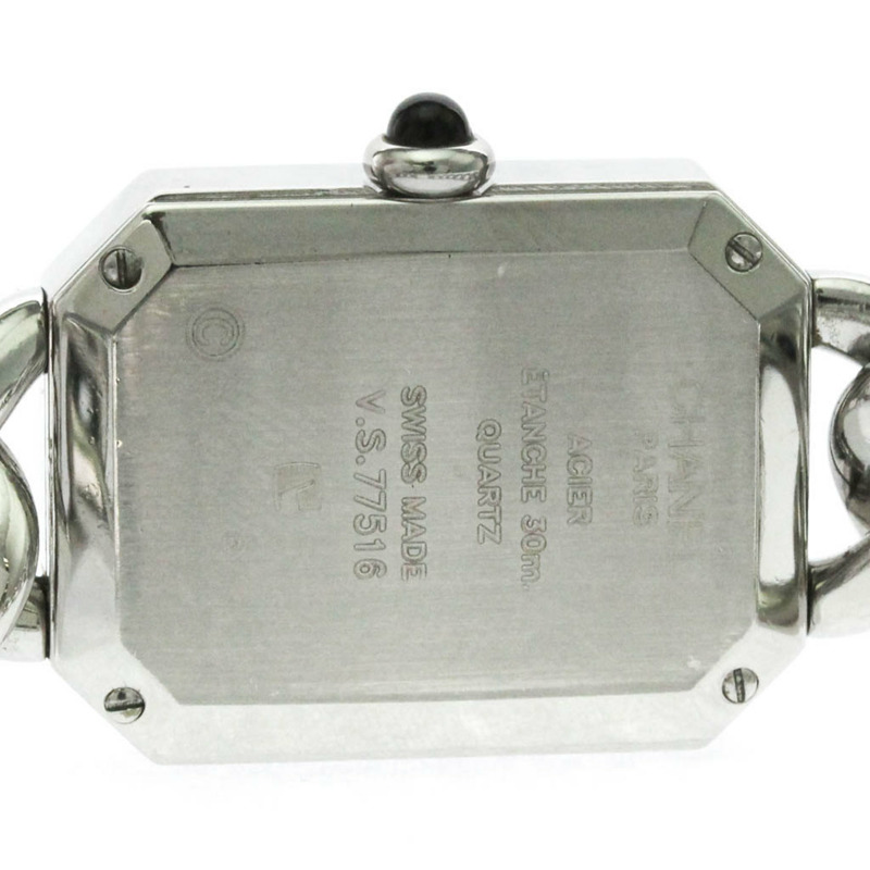 香奈兒 Premiere 系列 L 碼精鋼石英女士腕錶 H0452 拋光-5