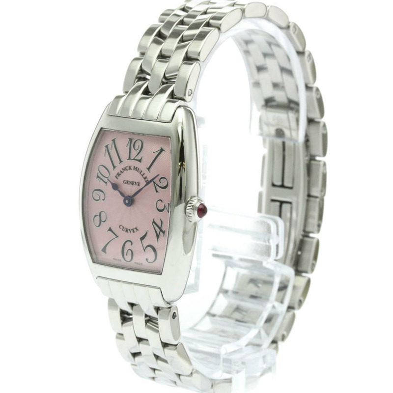 弗蘭克穆勒 Cintree Curvex 精鋼石英女士腕錶 1752QZ 拋光-1