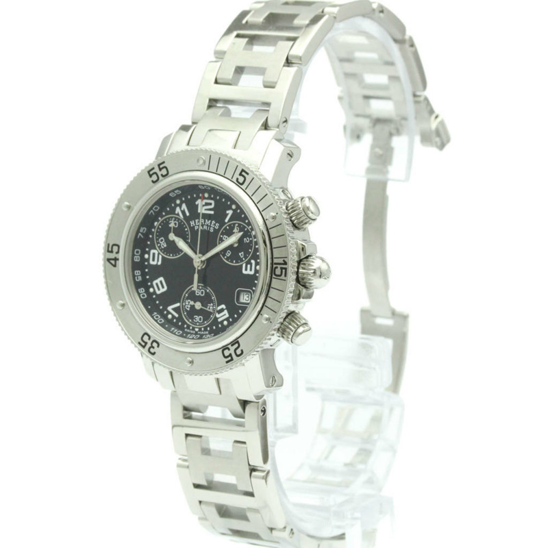 愛馬仕 Clipper Diver 計時石英女士腕錶 CL2.310 拋光款-1