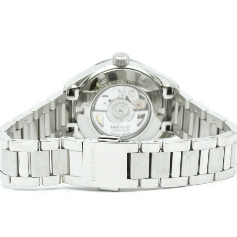 豪雅卡萊拉 Calibre 9 鑲鑽珍珠貝母女士腕錶 WAR2414-4