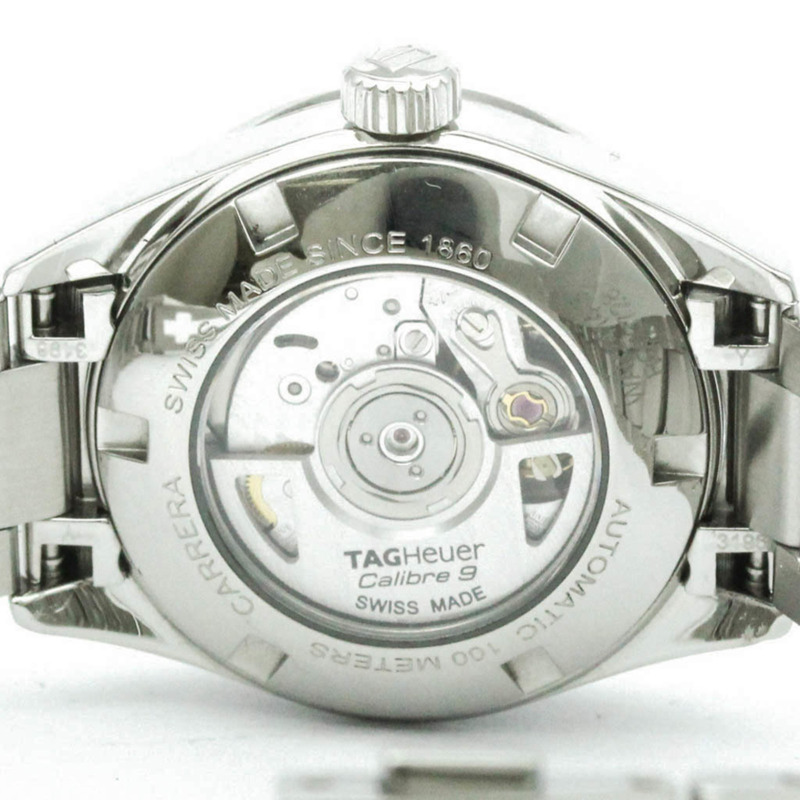 豪雅卡萊拉 Calibre 9 鑲鑽珍珠貝母女士腕錶 WAR2414-5