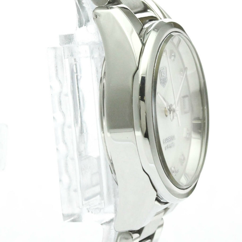 豪雅卡萊拉 Calibre 9 鑲鑽珍珠貝母女士腕錶 WAR2414-7