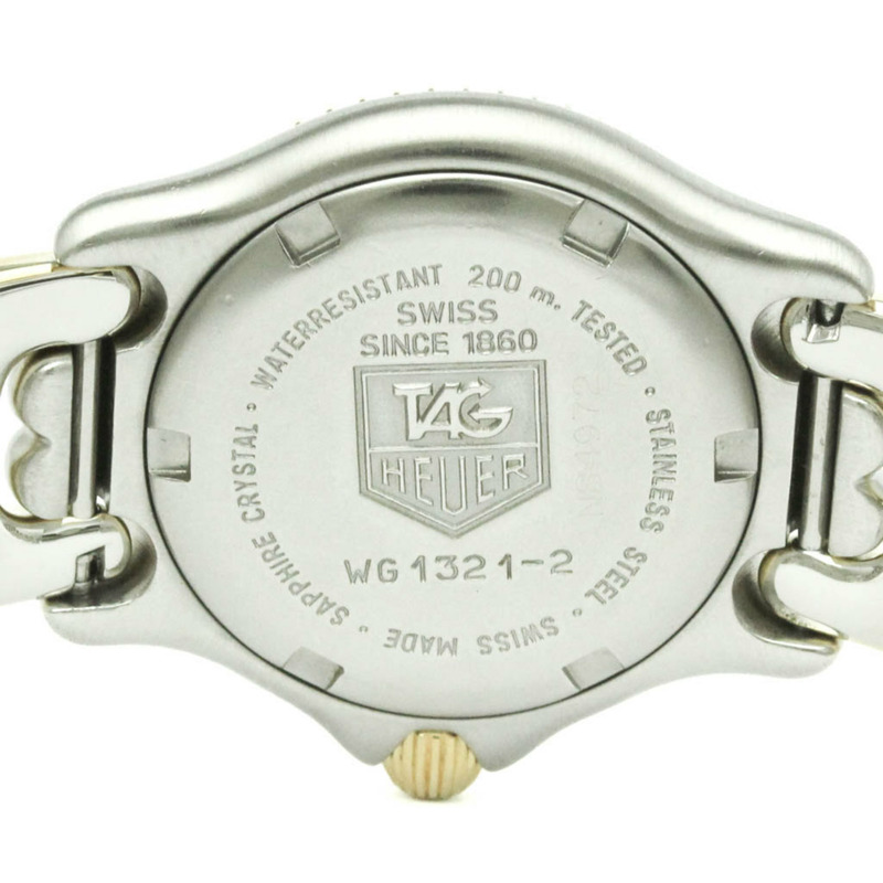 TAG HEUER Sel Professional 200公尺鍍金鋼錶 WG1321 拋光-5