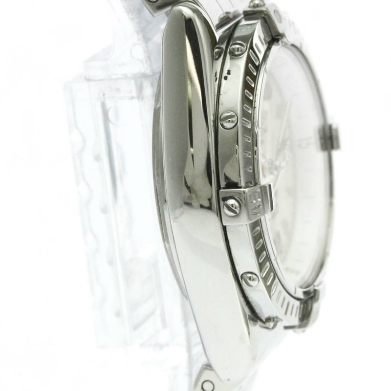 百年靈 Wing Lady 珍珠母貝錶盤精鋼石英女錶 A67350 拋光-8