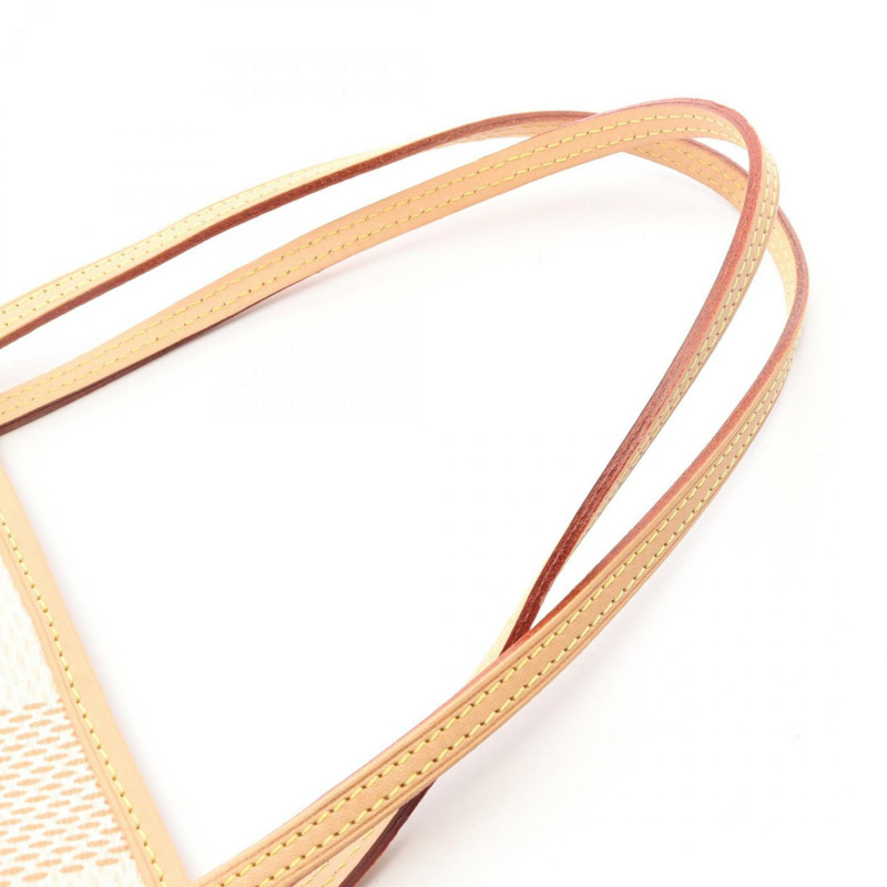 路易威登 Neverfull MM 手提包，塗佈帆布和皮革，Damieric 面料，女士款，粉紅色，多色，蜜桃色，N40668-6