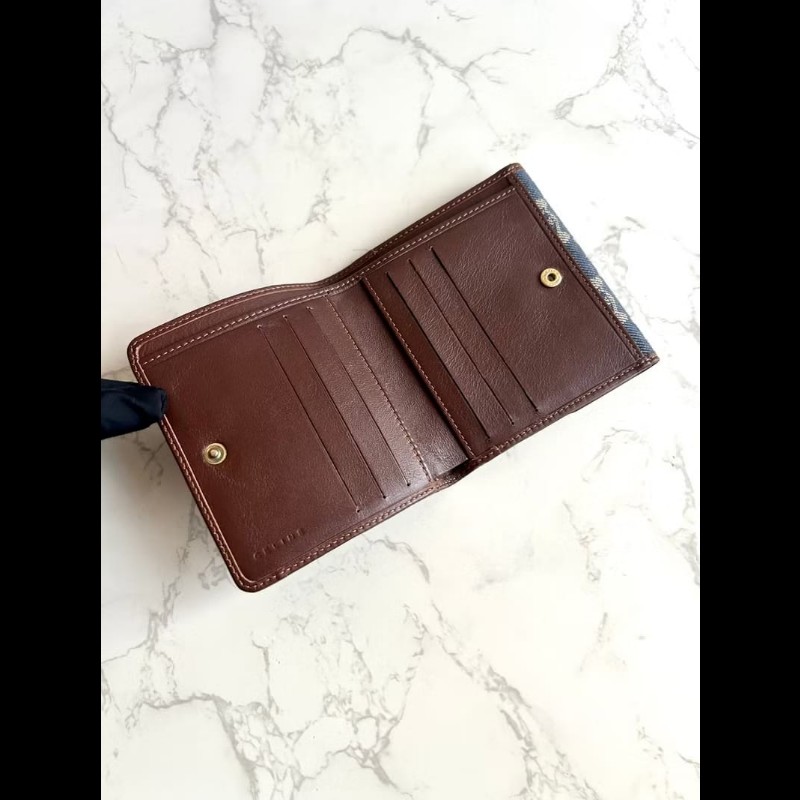 【LA LUNE】絕版古董包 Celine 牛仔藍凱旋門短夾 銀包 皮夾 中古包 二手包-6