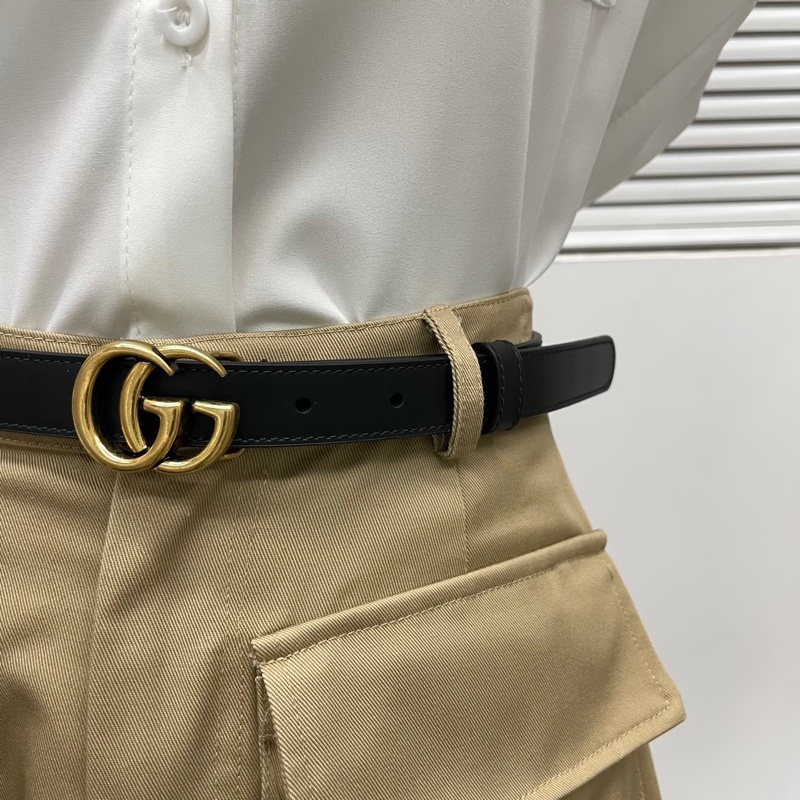 ✔️ GUCCI GG 復古LOGO皮帶414516-0