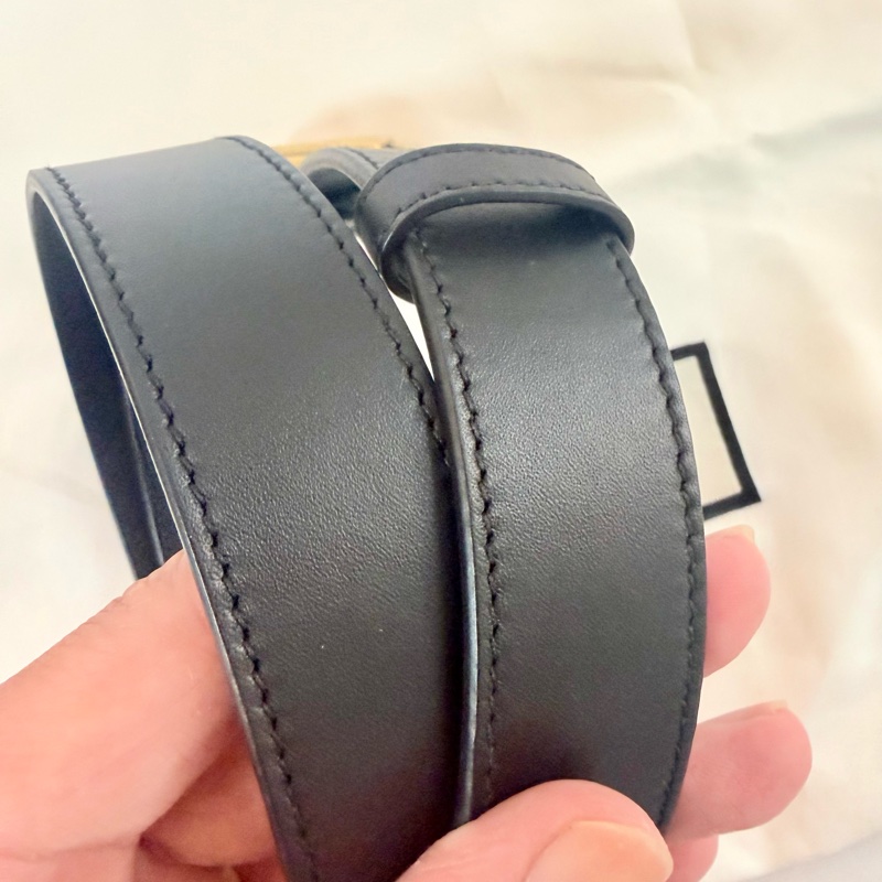 ✔️ GUCCI GG 復古LOGO皮帶414516-11