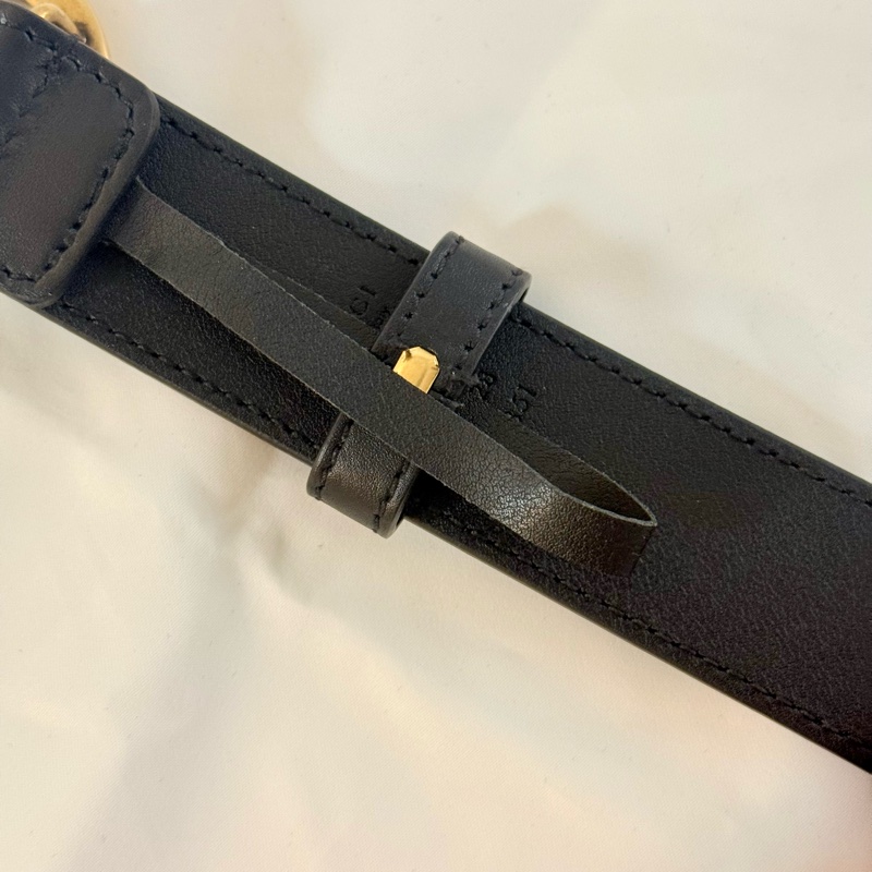 ✔️ GUCCI GG 復古LOGO皮帶414516-14