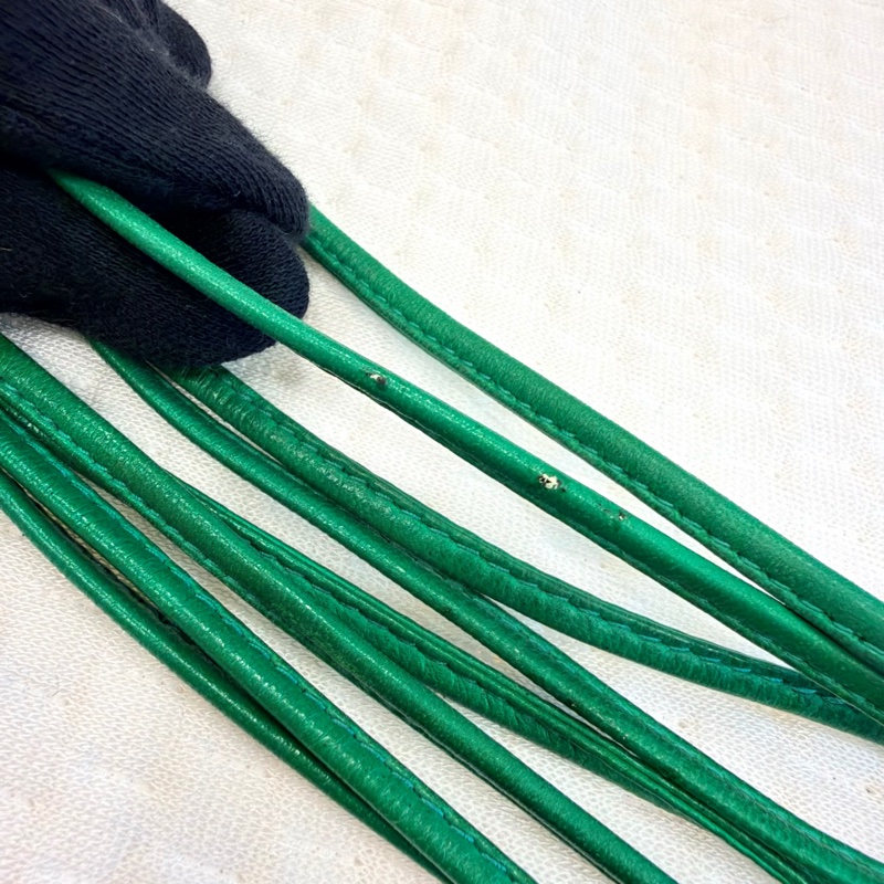 Chanel Vintage 老香 綠色羊皮流蘇迷你肩背斜背包 香奈兒-9