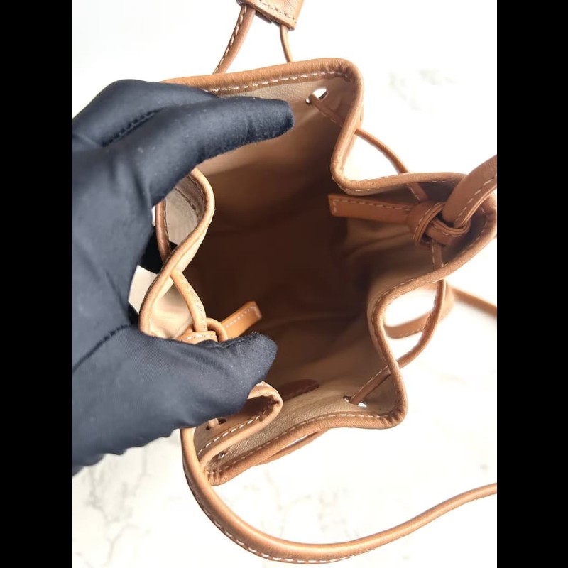 【LA LUNE】絕版古董包 Celine老花中古水桶包 單肩包 皮革包 斜背復古二手-7