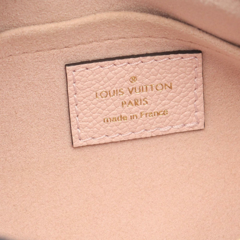 路易威登 Papillon BB 手袋,Monogram Empreinte 皮革,粉紅色,M45707-3