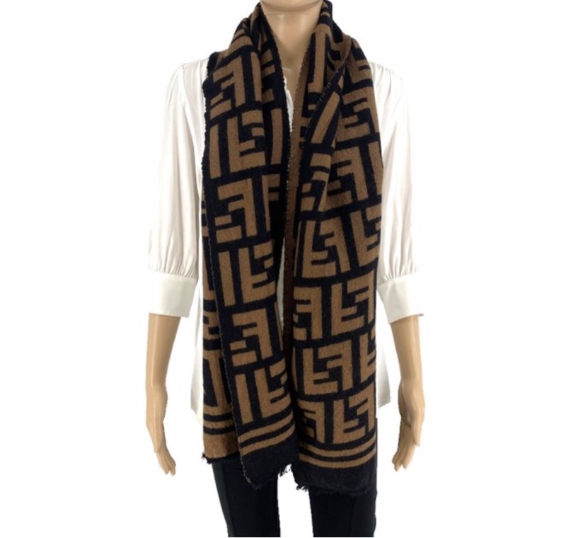 FENDI圍巾 174*35-2