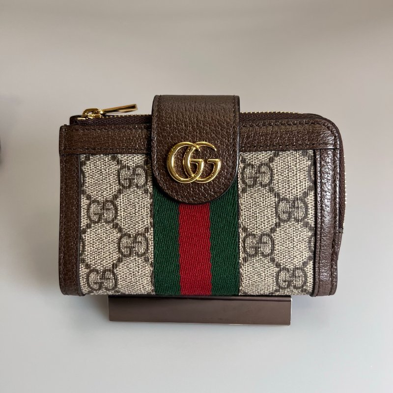 GUCCI 725662 老花對開短夾-0