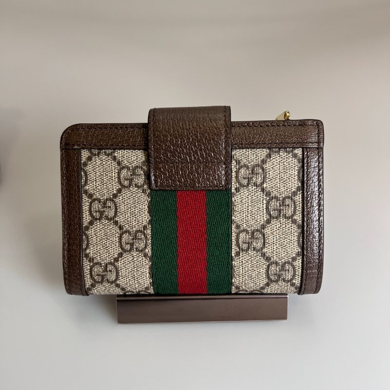 GUCCI 725662 老花對開短夾-1